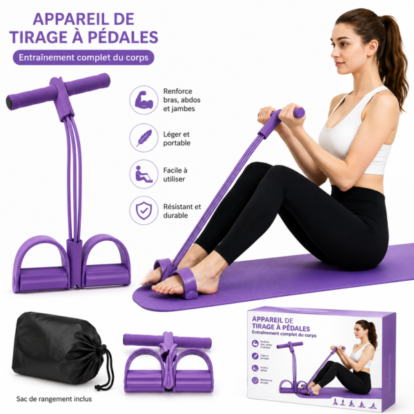 Corde de Fitness 4 Tubes